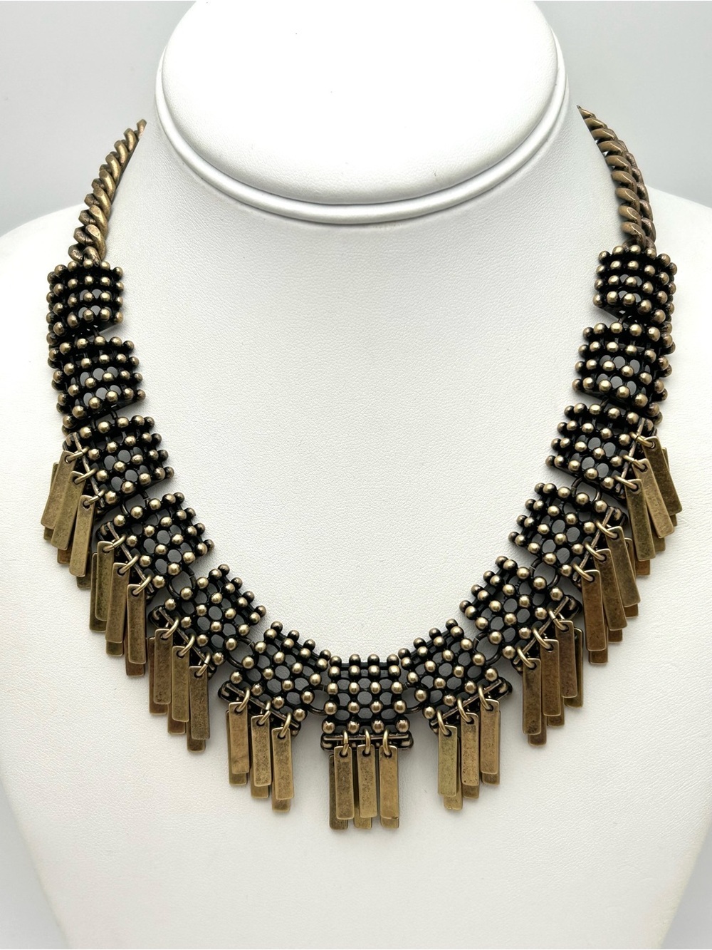 J. Crew Gold Dangle Necklace